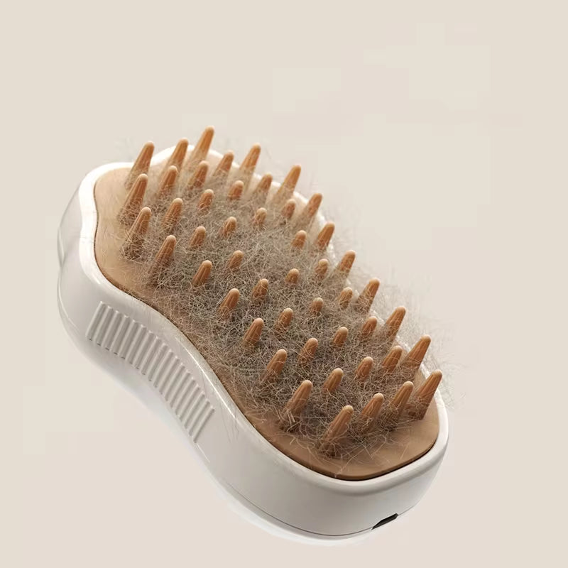 Ultimate 3-in-1 Electric Pet Grooming Brush with Steam and Spray - Perfect for Cats and Dogs!