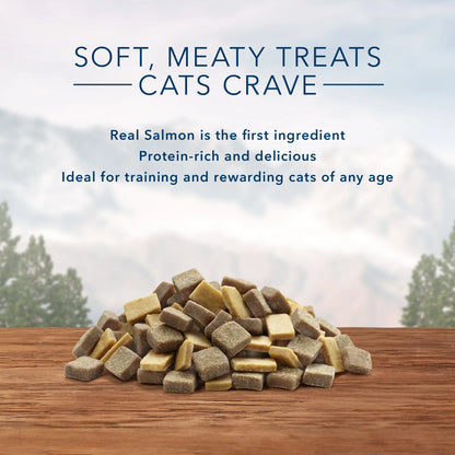 Wilderness Chicken & Salmon Flavor Dry Soft Treats for Cats, Grain-Free, 2 Oz. Bag