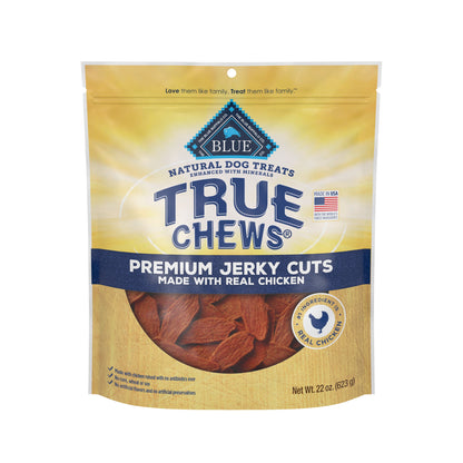 True Chews Premium Jerky Cuts Natural Dog Treats, Chicken, 22Oz Bag
