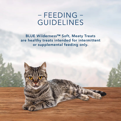 Wilderness Chicken & Salmon Flavor Dry Soft Treats for Cats, Grain-Free, 2 Oz. Bag