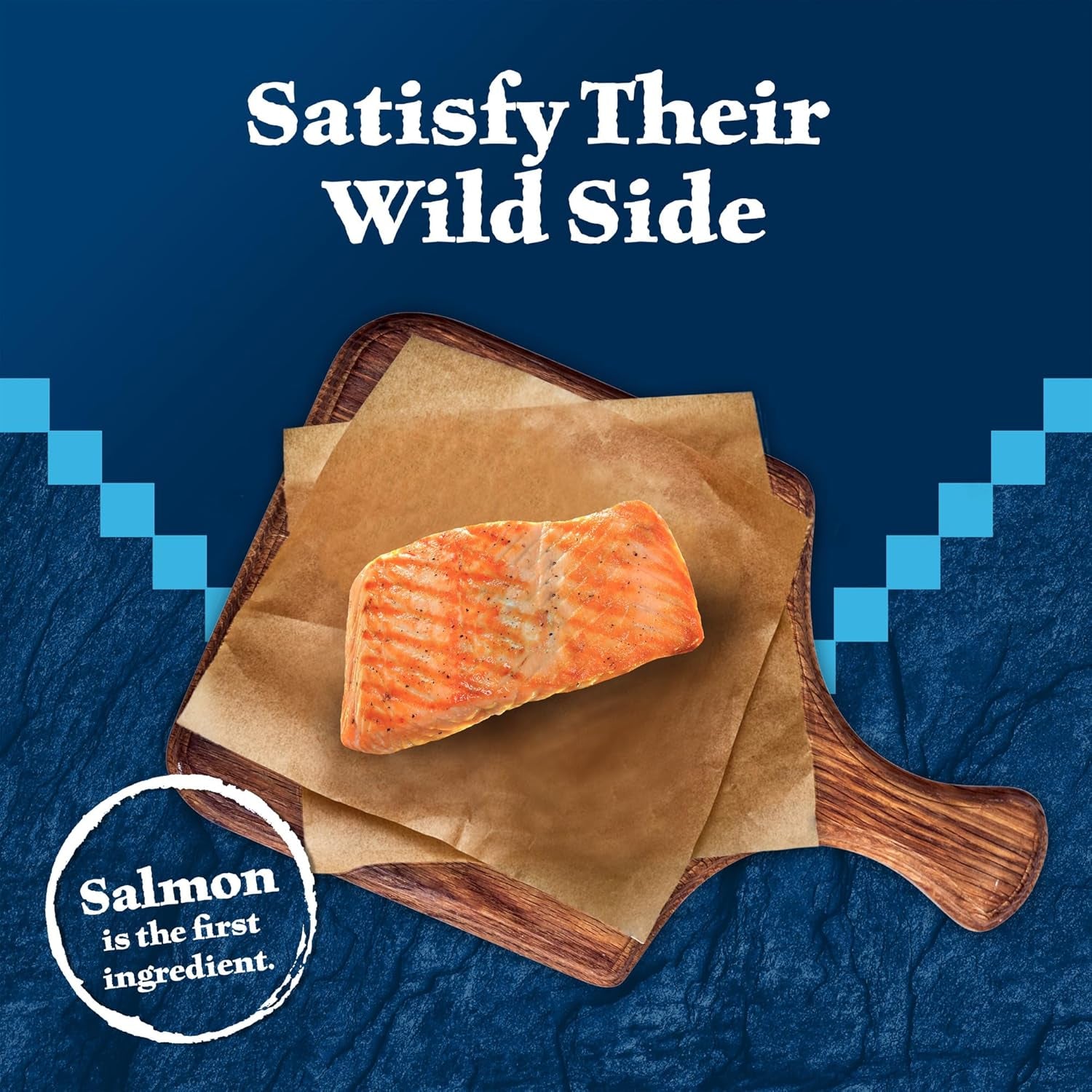 Wilderness Crunchy Cat Treats, Made with Natural Ingredients, Tasty Salmon Flavor, 2-Oz Bag