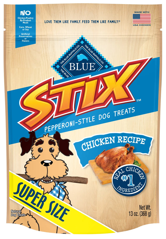 Stix Chicken Flavor Soft Treats for Dogs, Whole Grain, 13 Oz. Bag