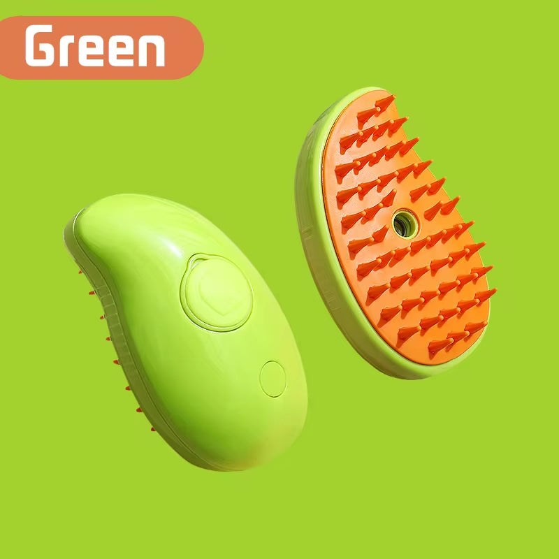 Ultimate 3-in-1 Electric Pet Grooming Brush with Steam and Spray - Perfect for Cats and Dogs!