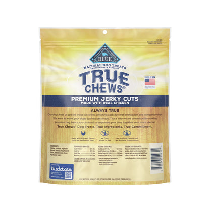 True Chews Premium Jerky Cuts Natural Dog Treats, Chicken, 22Oz Bag